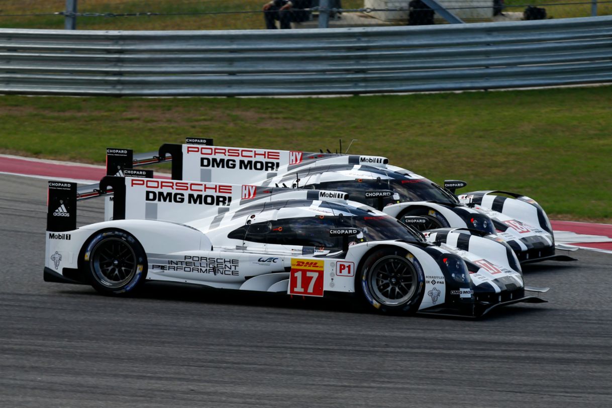 Porsche 919 Hybrid, Porsche Team 17: Timo Bernhard, Brendon Hartley, Mark Webber, Porsche Team 18: Romain Dumas, Neel Jani, Marc Lieb