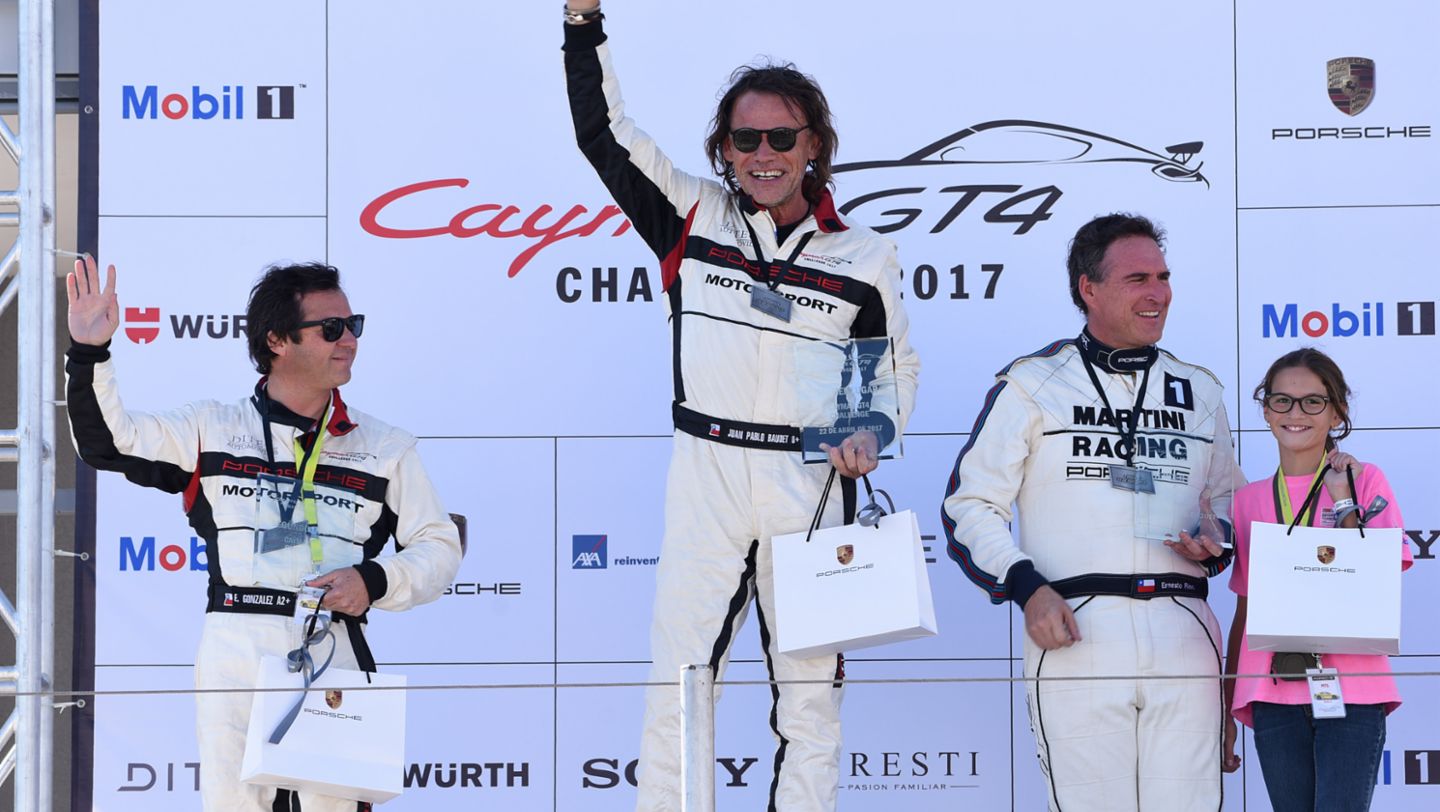 Eduardo González, Juan Pablo Baudet y Ernesto Ríos