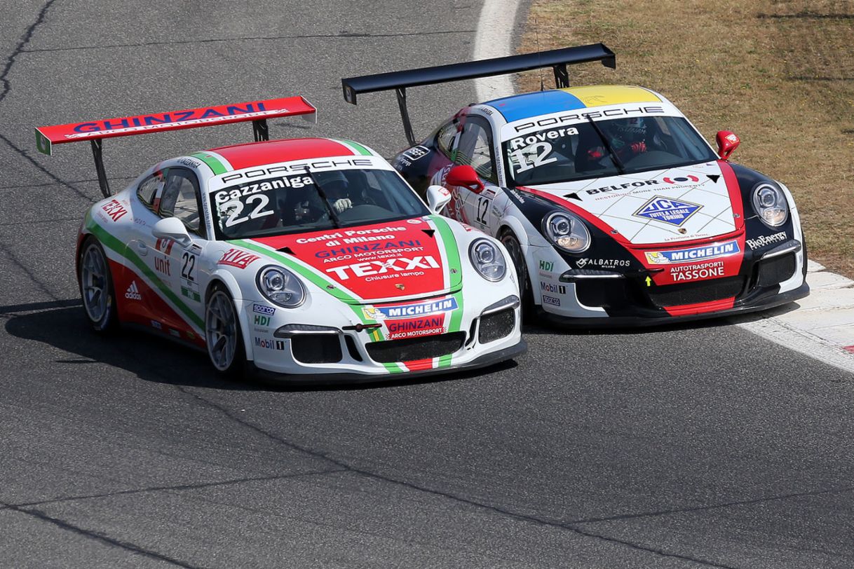 CarreraCupItalia2017_03_Vallelunga_Cazzaniga-Rovera_Gara2