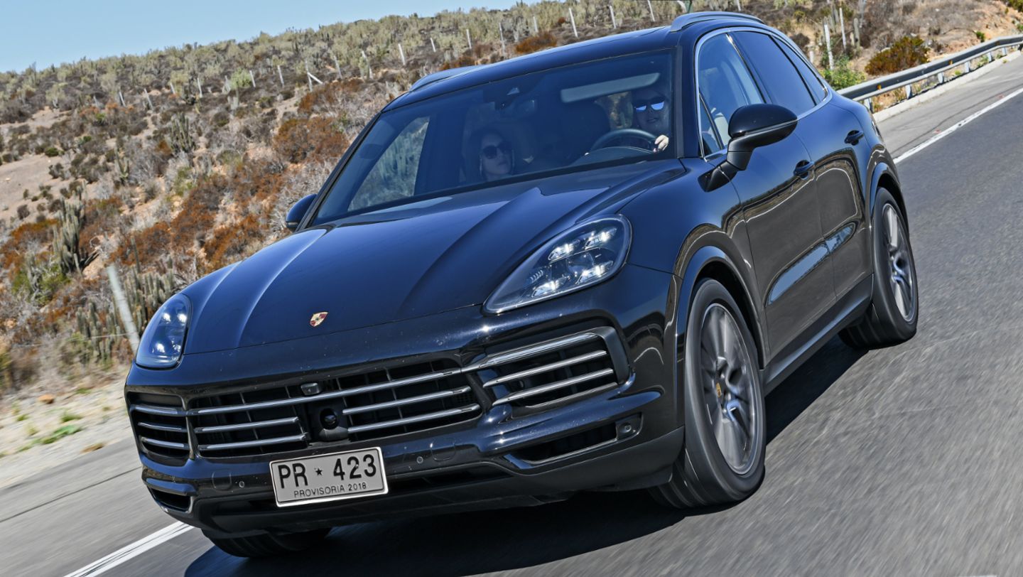 Porsche pone a prueba todas las capacidades del nuevo Cayenne en Chile