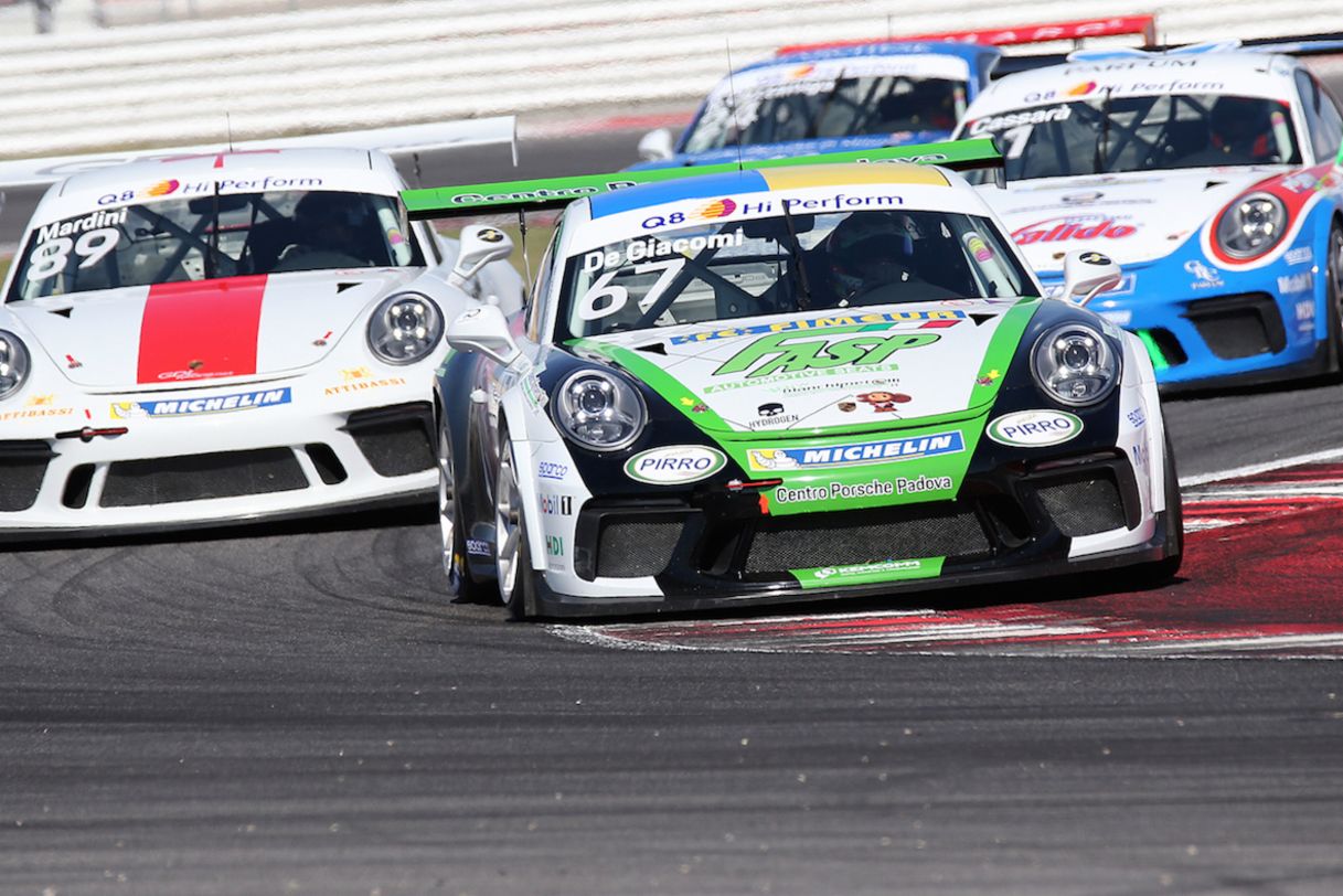 2018_CarreraCupItalia_04_Misano_DeGiacomi_Mardini_Cassara