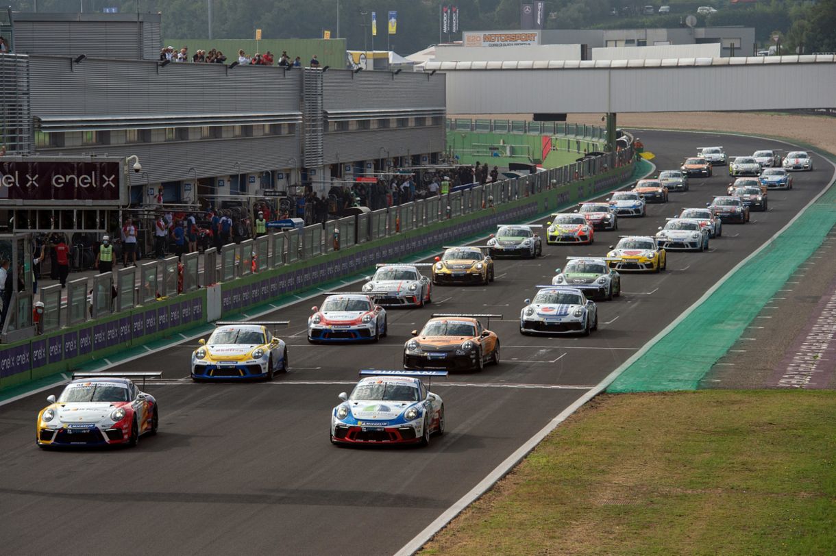Porsche Carrera Cup Italia_Vallelunga_Gara 2_Partenza