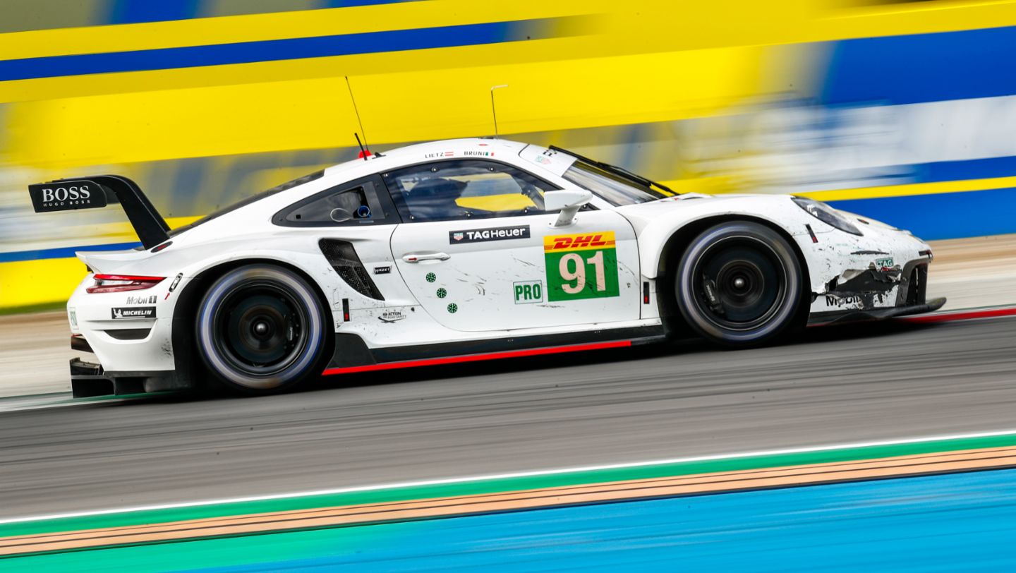 Porsche 911 RSR, Porsche GT Team (#91), Richard Lietz (A), Gianmaria Bruni (I), Frederic Makowiecki (F)