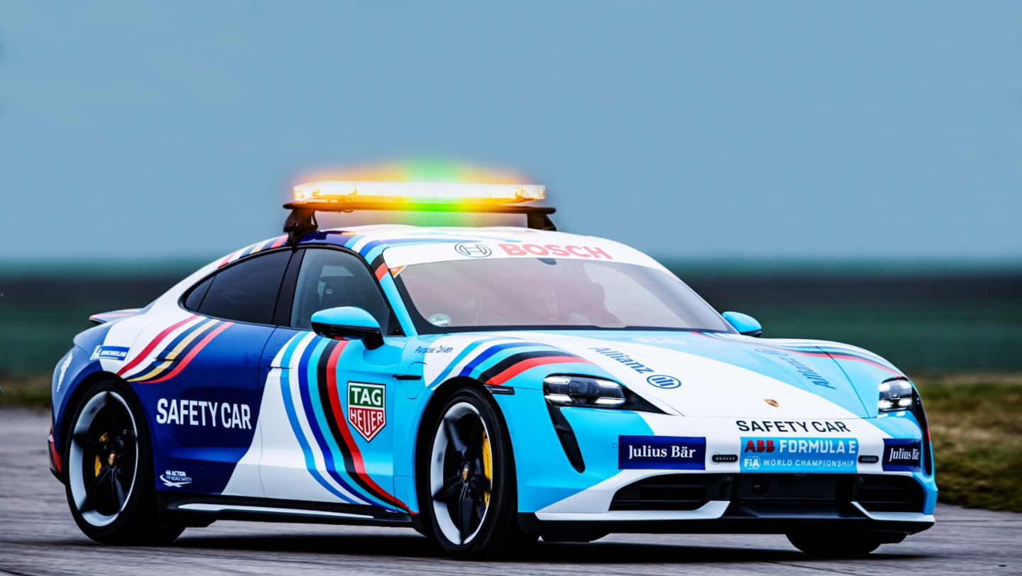 Porsche Taycan - new safety car of the ABB FIA Formula E World Championship