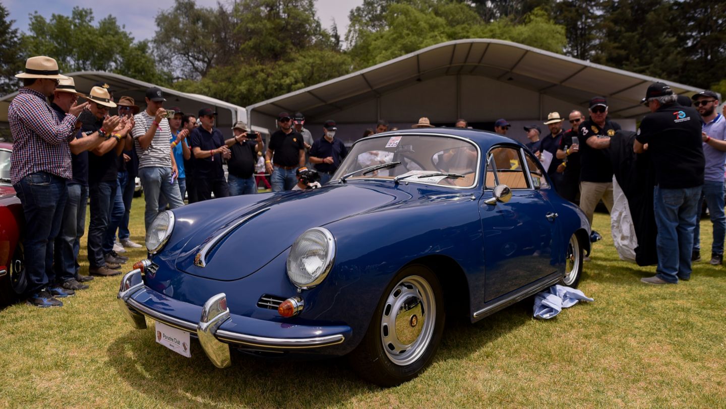 El Porsche 356 C reconocido con el ‘Pabellón de la Excelencia’ en la trigésimo cuarta edición del Gran Concurso Internacional de Elegancia, México.