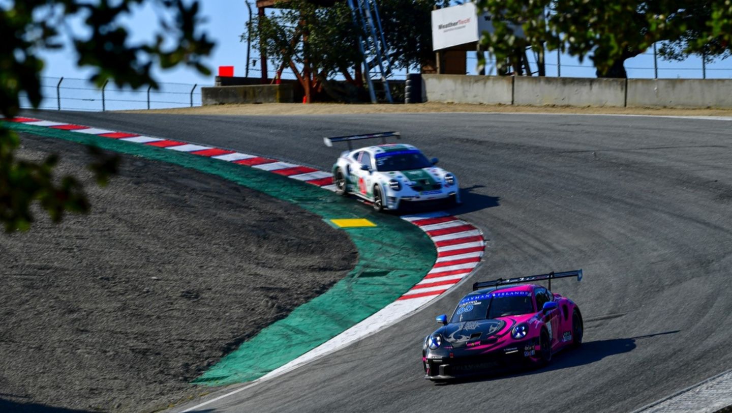 Porsche Carrera Cup North America: Dominicano Castro triunfa en Laguna Seca