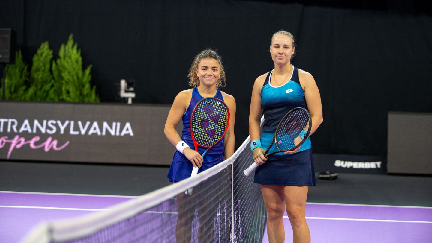 Porsche și WTA au făcut a treia oară echipă într-un turneu de tenis la Cluj