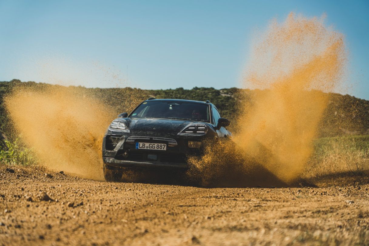 Tests offroad du Macan