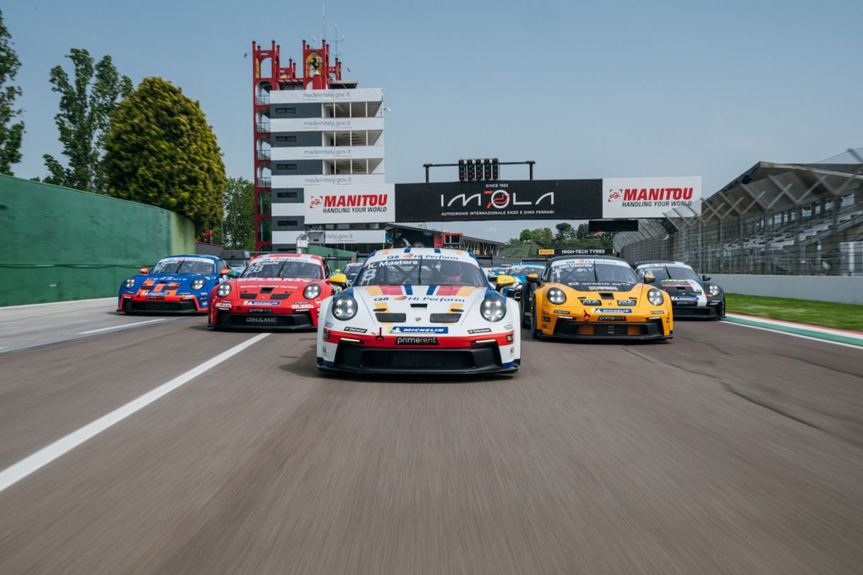 La Porsche Carrera Cup Italia ha riacceso i motori nei test collettivi a Imola