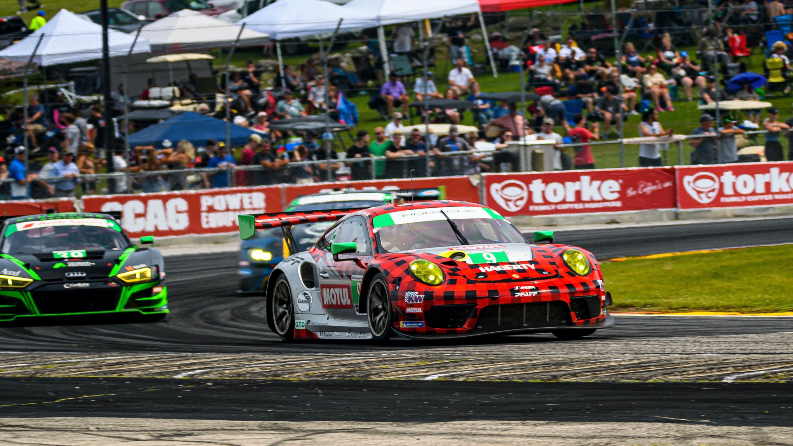 IMSA Porsche customer teams win both GT classes at Road America