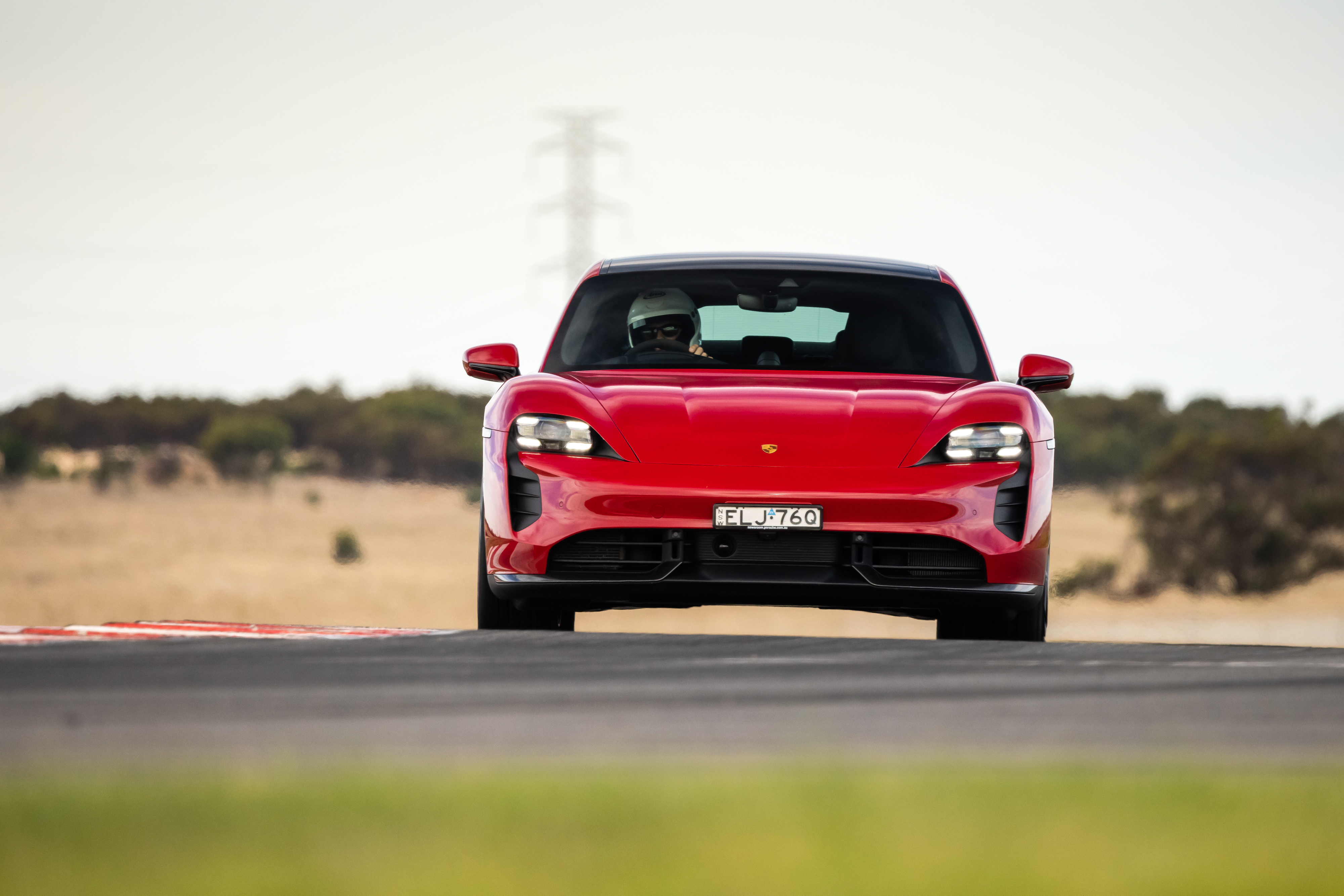 Taycan Turbo S, The Bend Motorsport Park, Tailem Bend, South Australia, 2021, Porsche AG