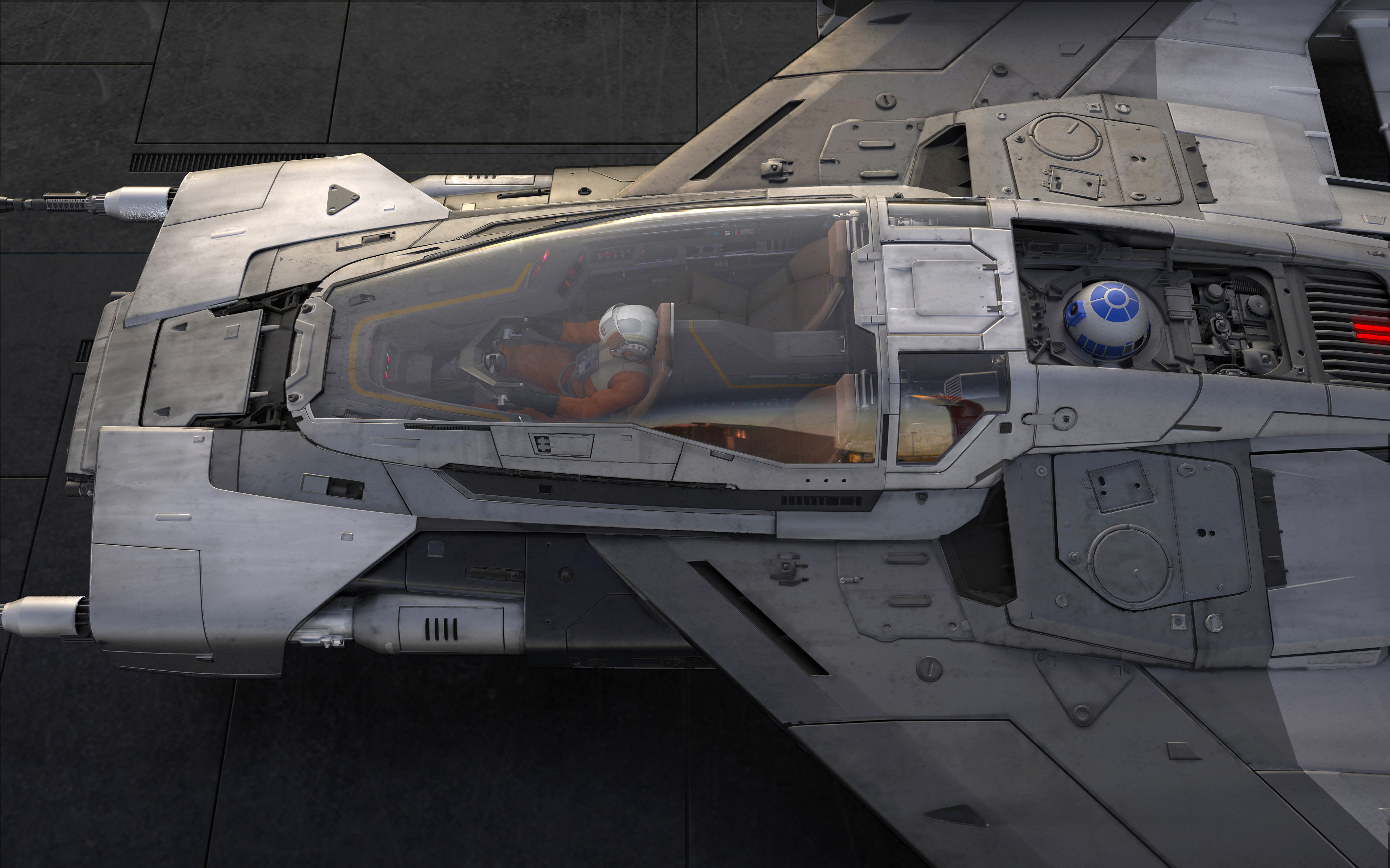 Fantasy starship Star Wars Tri-Wing S-91x Pegasus Starfighter, 2019, PCNA
