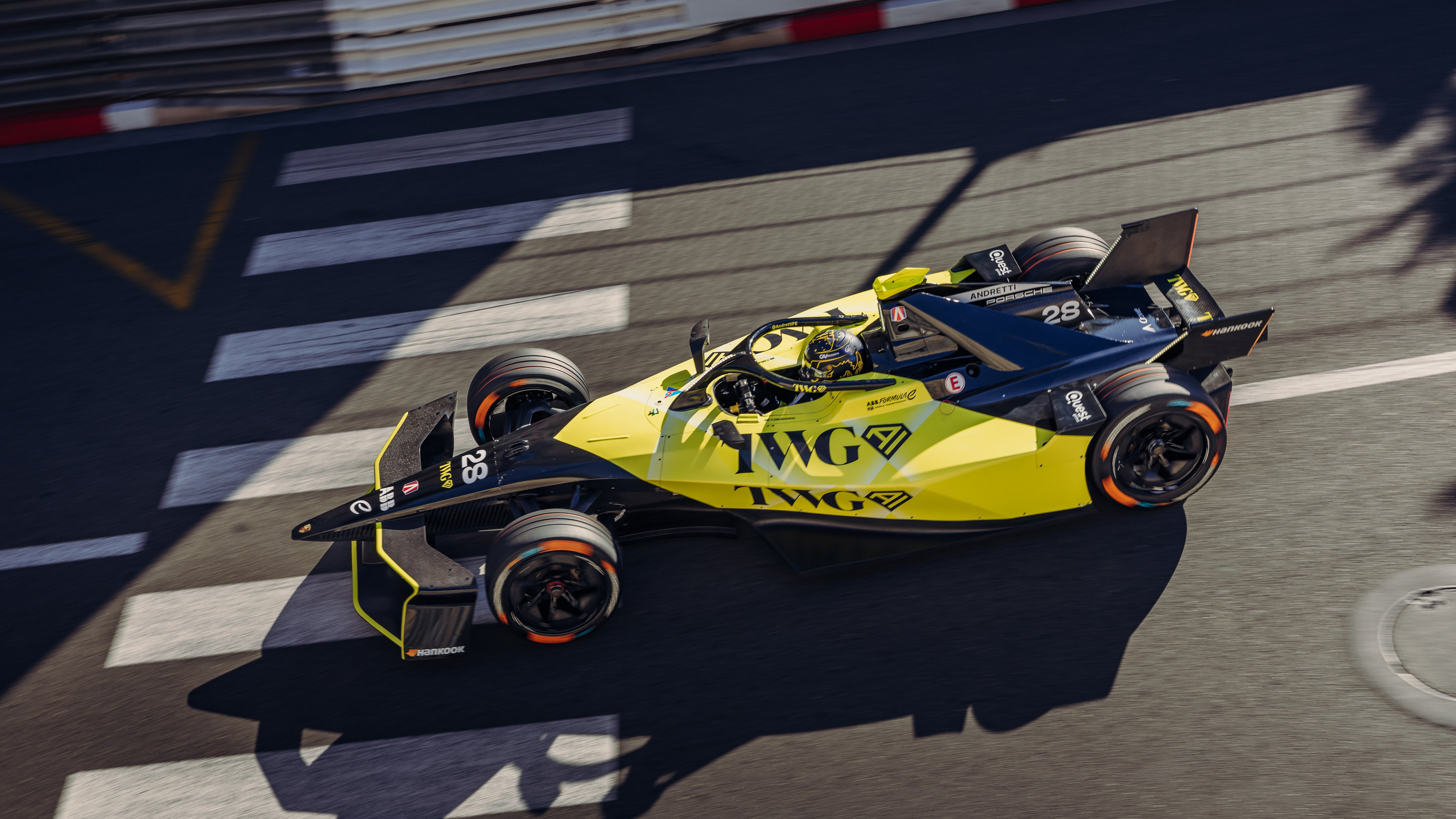 Felipe Drugovich, Porsche 99X Electric (n&ordm; 28), Andretti F&oacute;rmula E, E-Prix de M&oacute;naco 2, 2026, Porsche AG