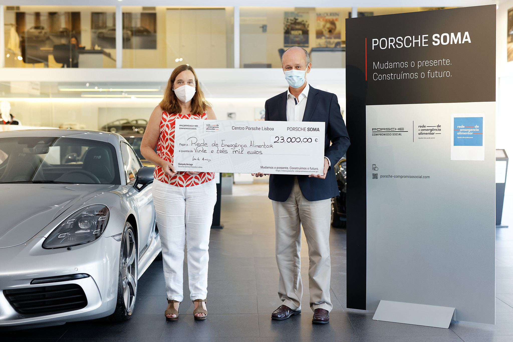 Porsche SUMA, segunda fase del proyecto solidario, 2020, Porsche Ibérica