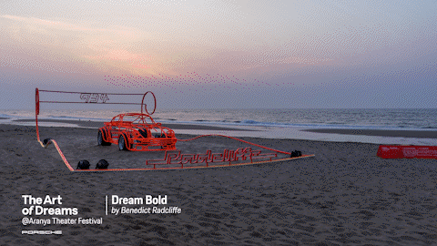 'Dream Bold' de Benedict Radcliffe, Festival de Teatro de Aranya, China, 2023, Porsche AG