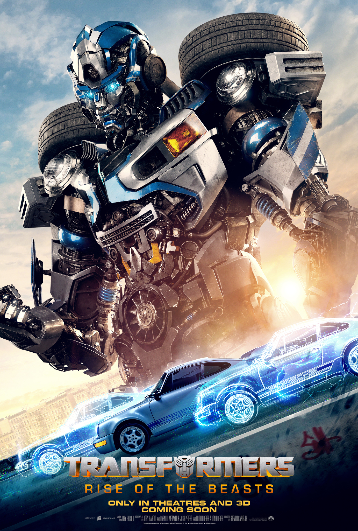 Transformers: Rise of the Beasts, film poster, 2023, Porsche AG