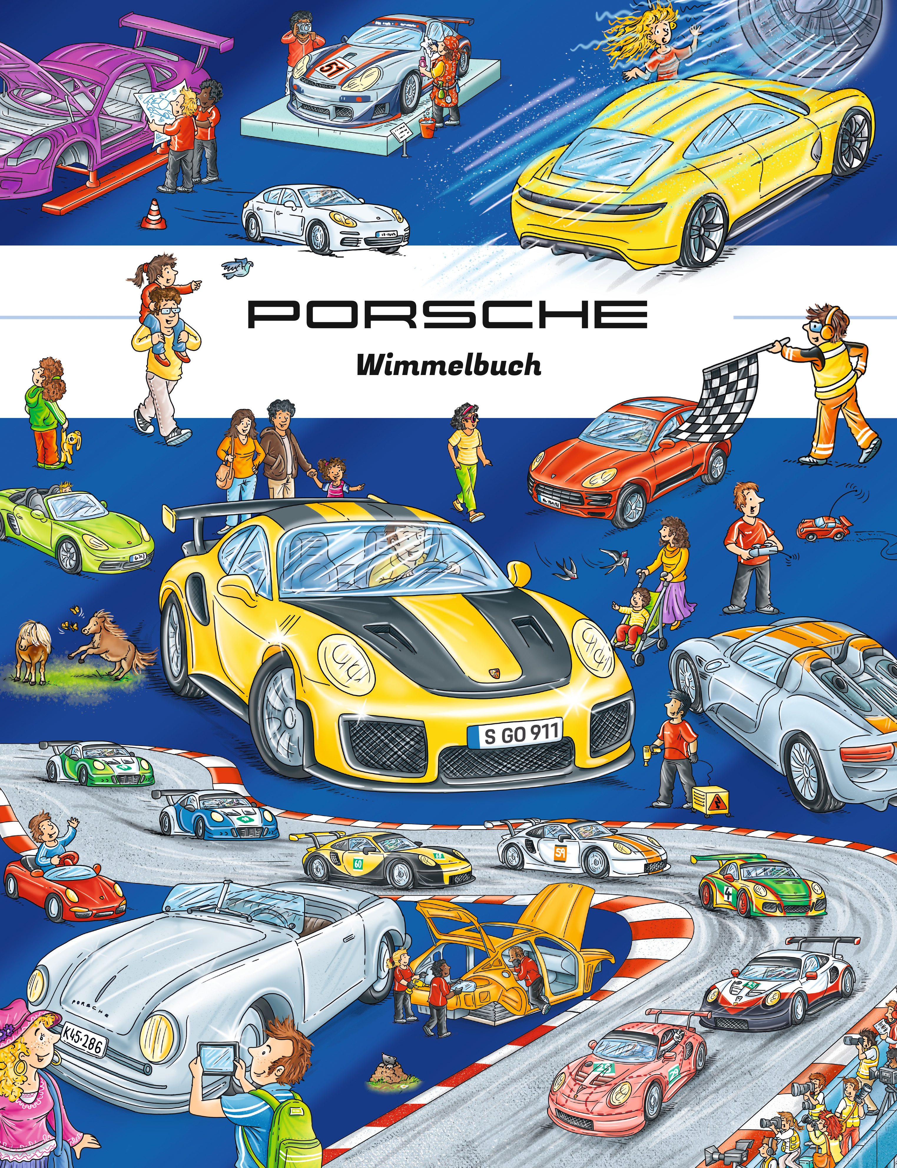 Porsche Wimmelbuch, Berliner Wimmelbuchverlag, 2018, Porsche AG