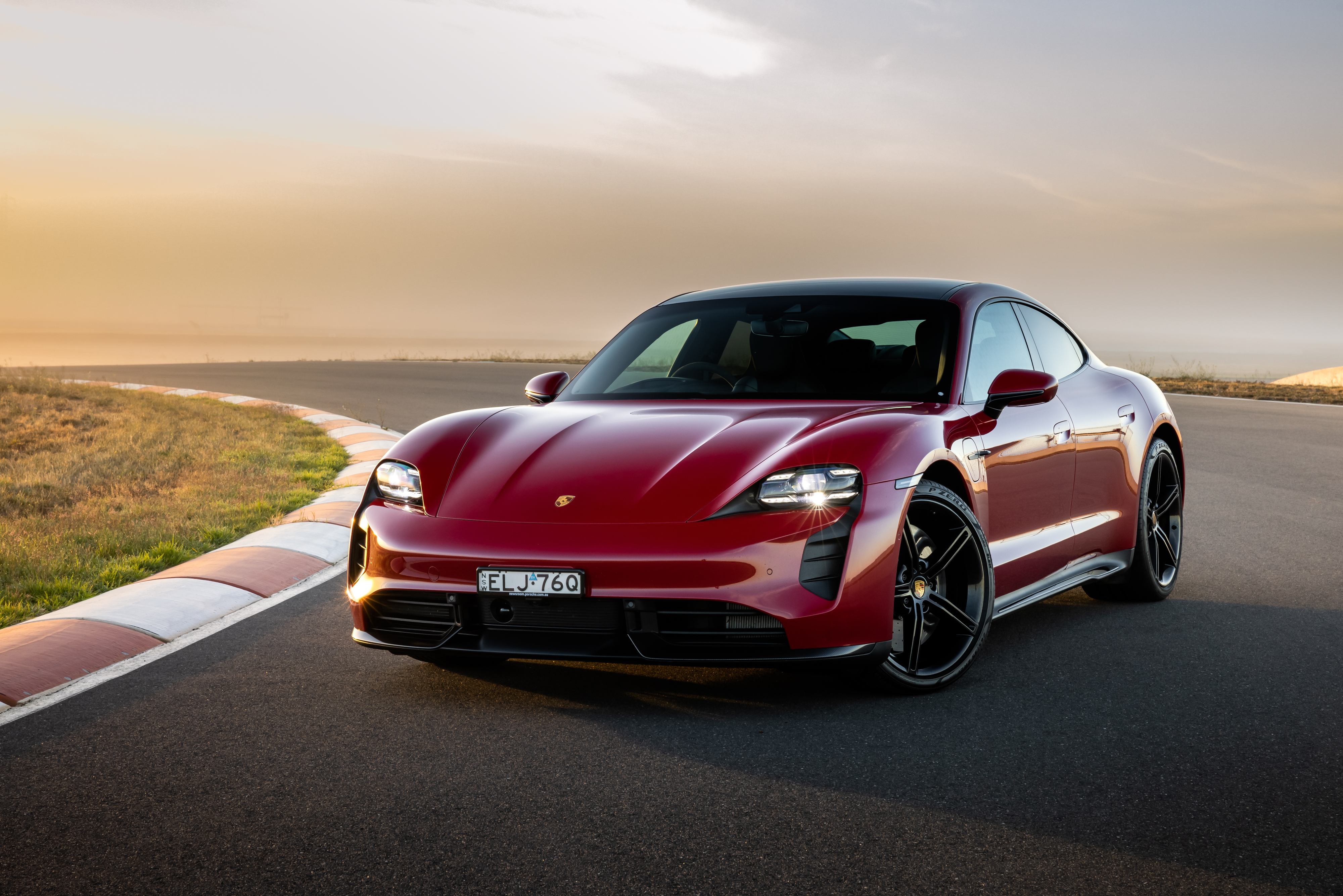 Taycan Turbo S, The Bend Motorsport Park, Tailem Bend, South Australia, 2021, Porsche AG