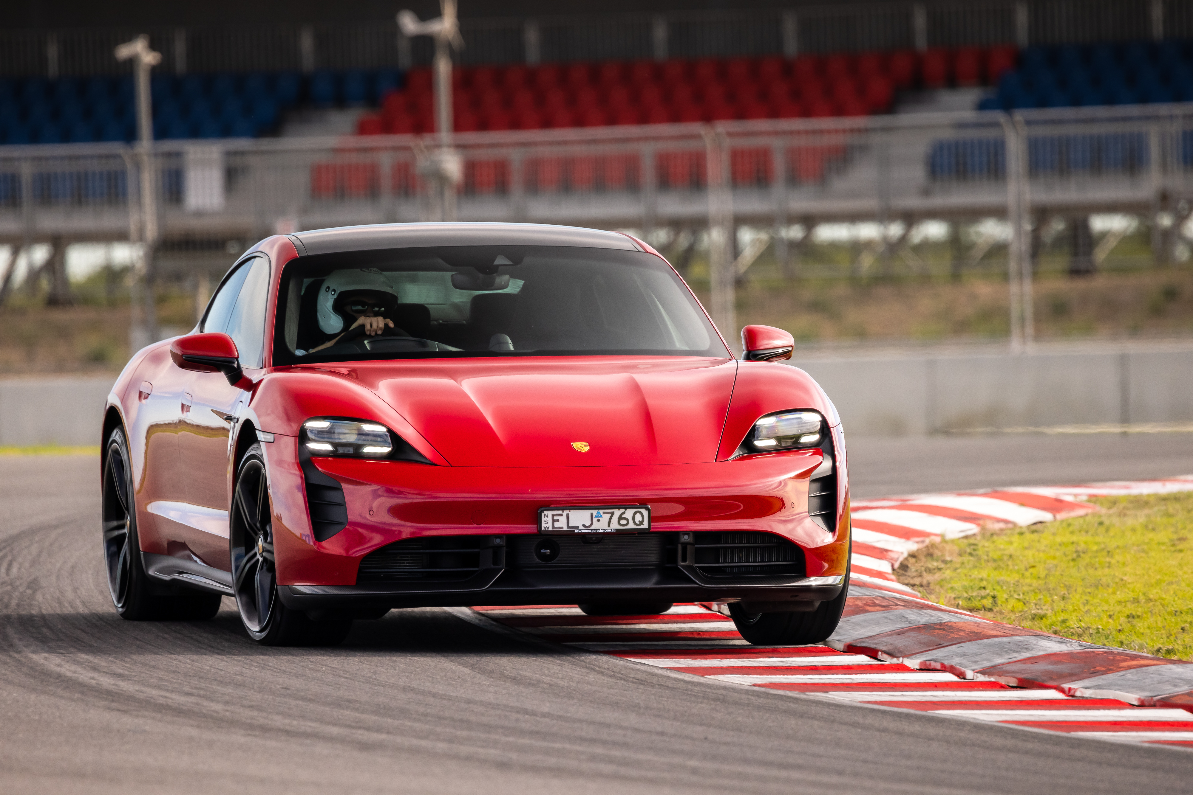 Taycan Turbo S, The Bend Motorsport Park, Tailem Bend, South Australia, 2021, Porsche AG