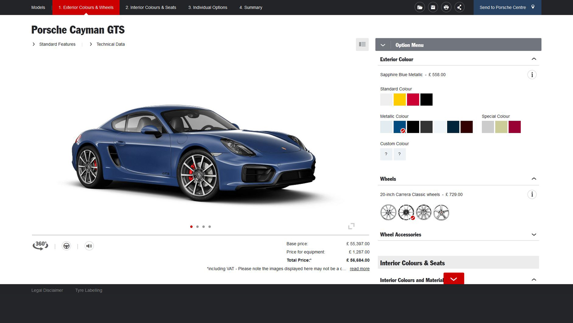 porsche car configurator