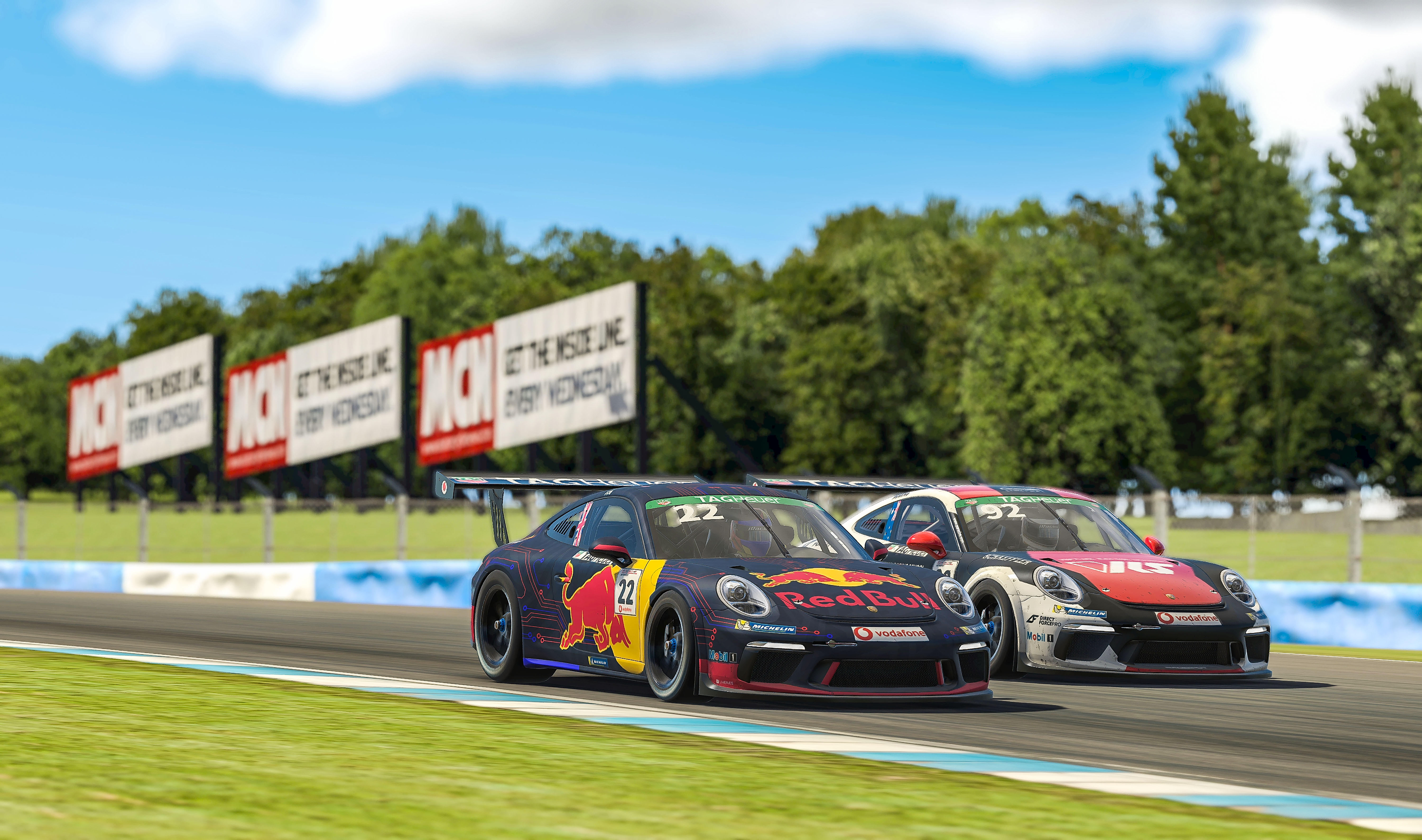 911 GT3 Cup, #22 Sebastian Job (GB), Porsche TAG Heuer Esports Supercup, 3rd race day, Donington Park/Great Britain, 2020, Porsche AG