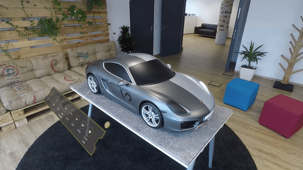 Mixed Reality-Technologie, Lichtsystem, 2019, Porsche AG
