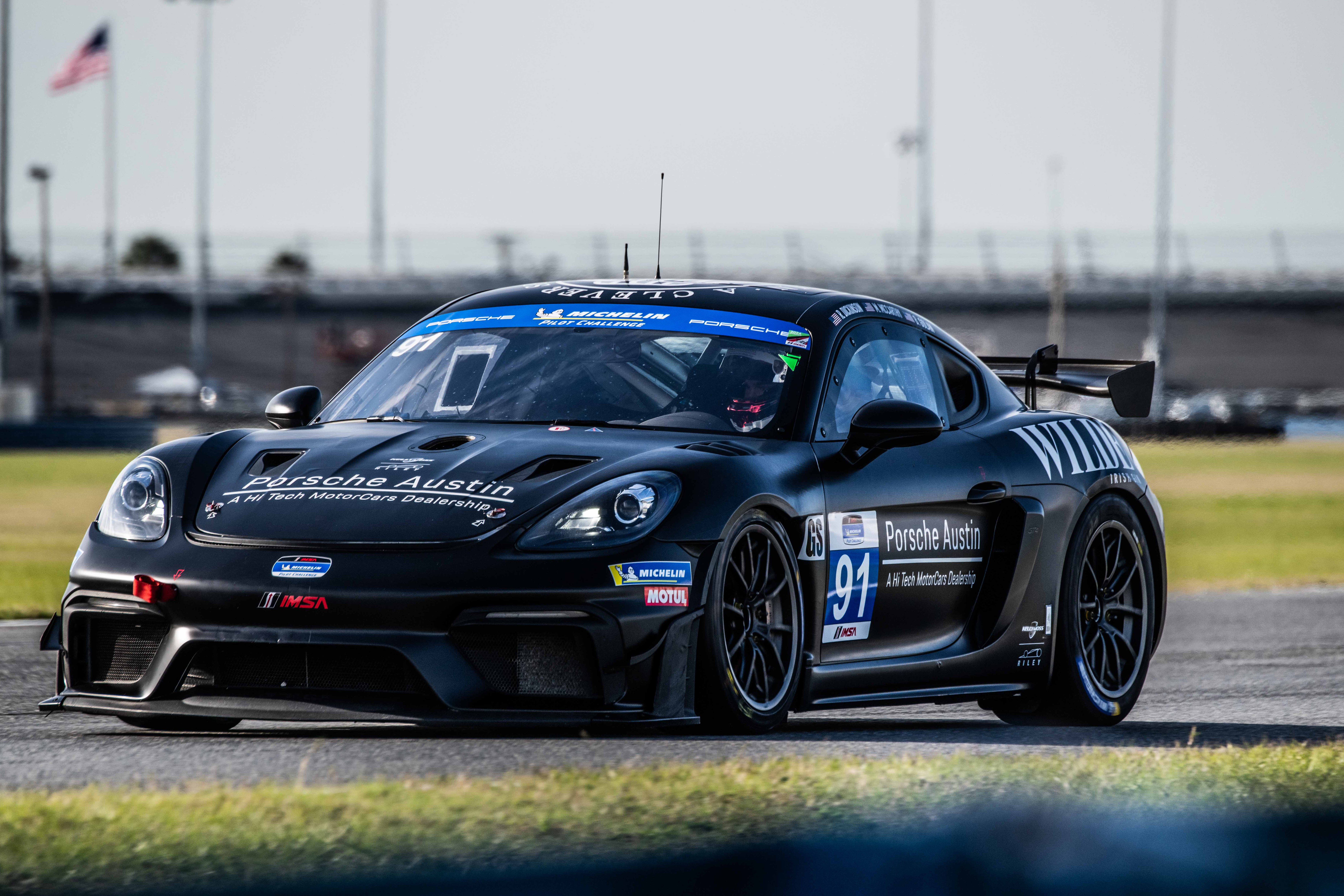 No. 91 Kellymoss with Riley Porsche 718 Cayman GT4 RS Clubsport