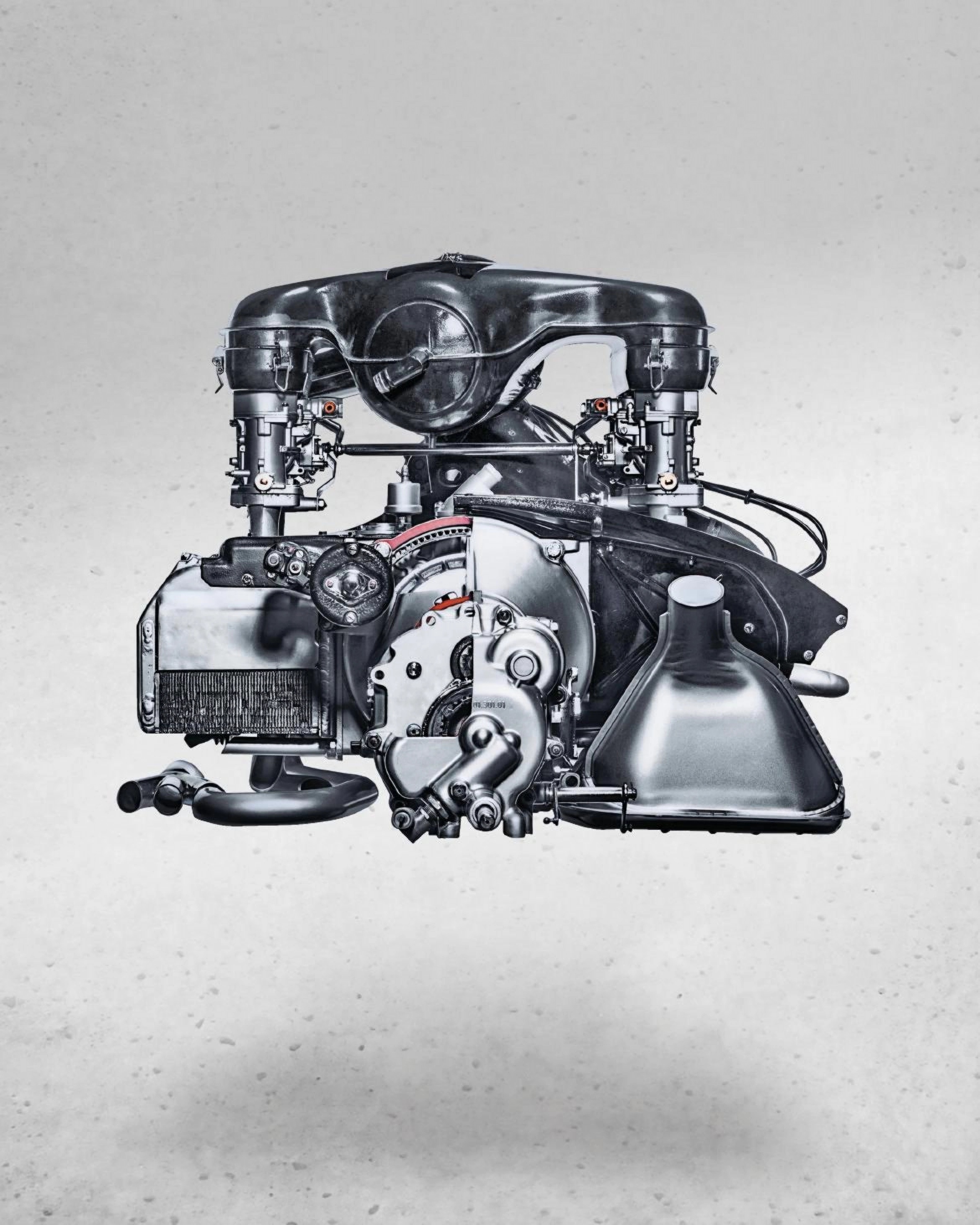 Primer motor bóxer de seis cilindros de Porsche, 2024, Porsche AG