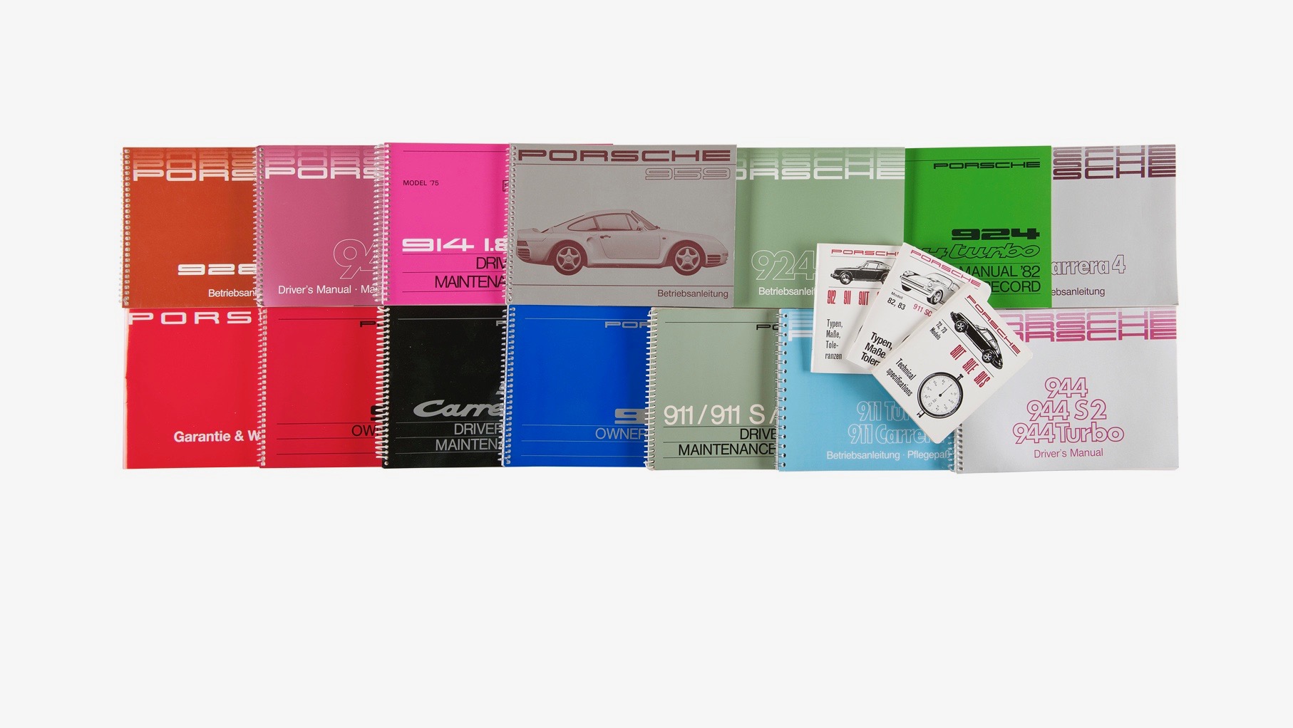 Reprints of original driver’s manuals now added to the range Porsche