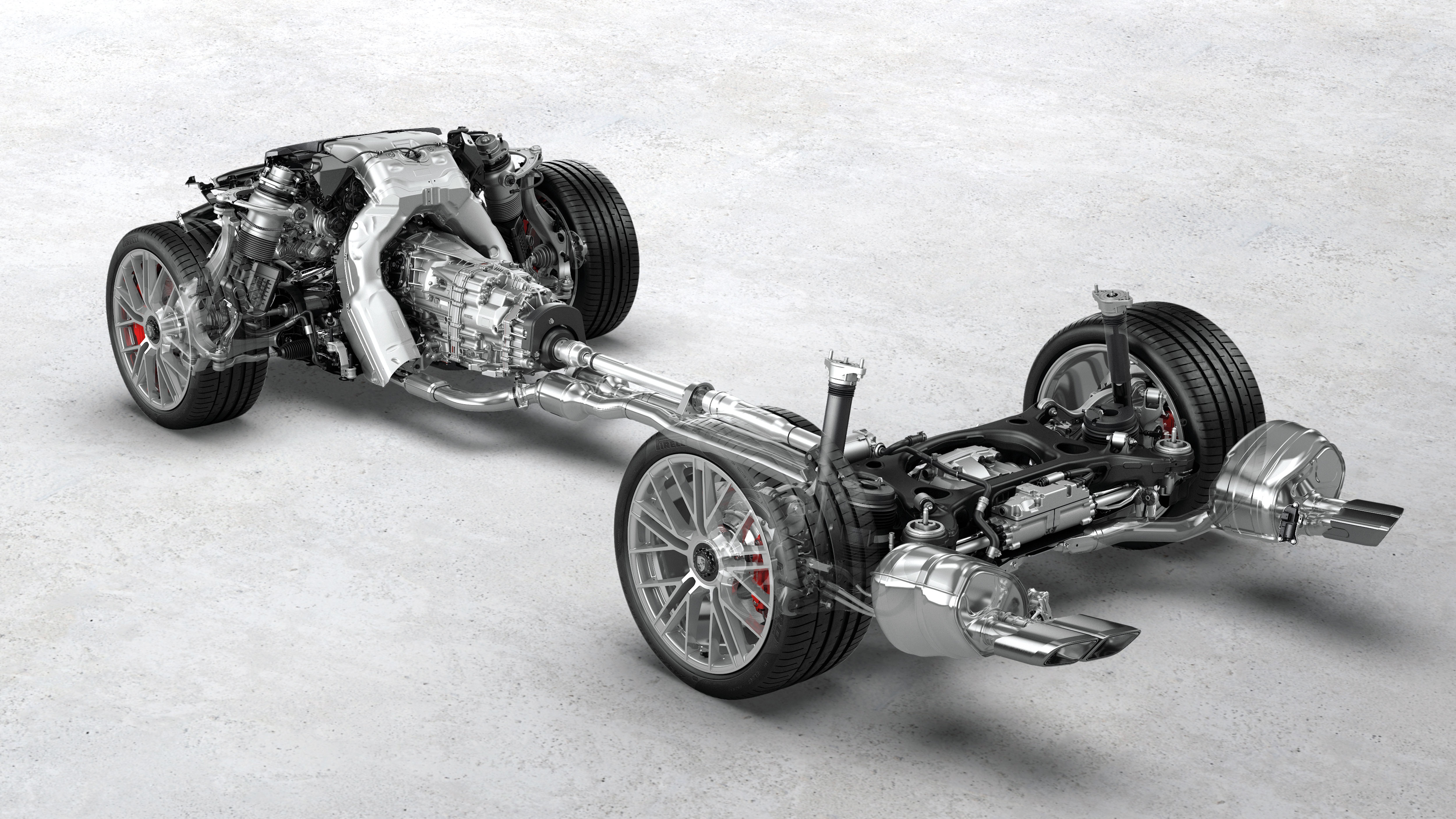 The high end chassis Porsche Active Ride combines comfort and dynamic ...