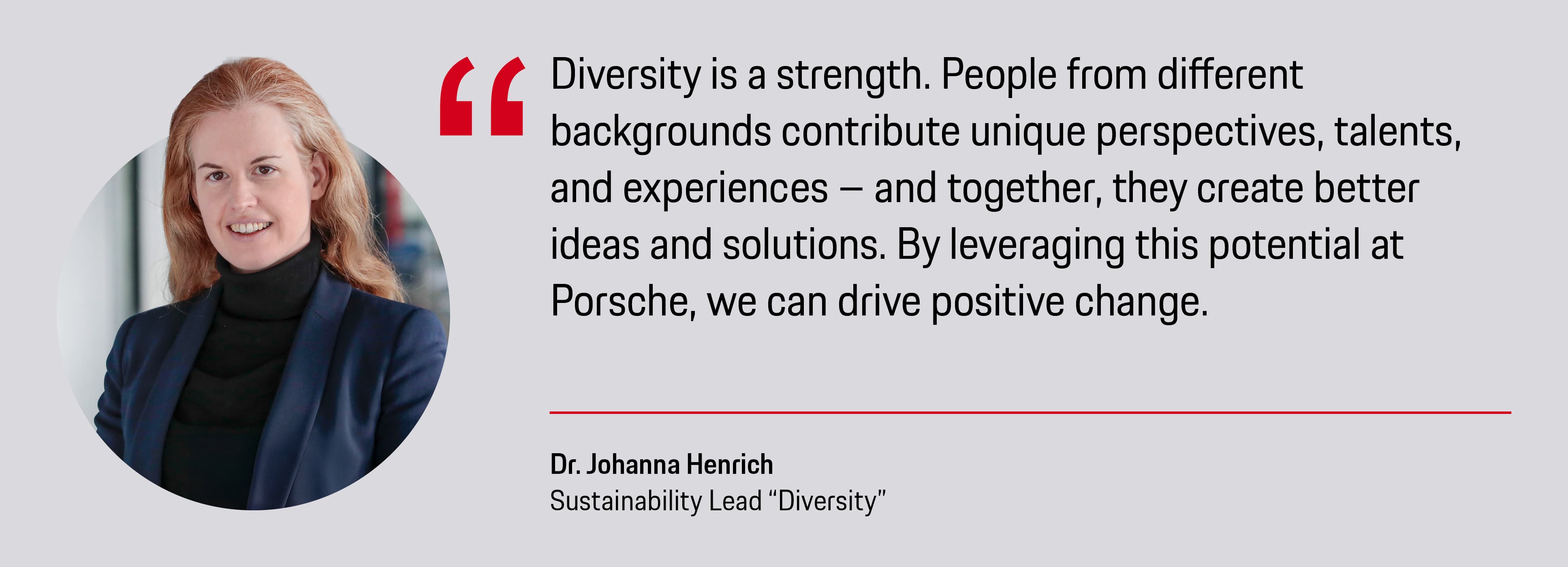 Dr. Johanna Henrich, Sustainability Lead "Diversity", 2026, Porsche AG