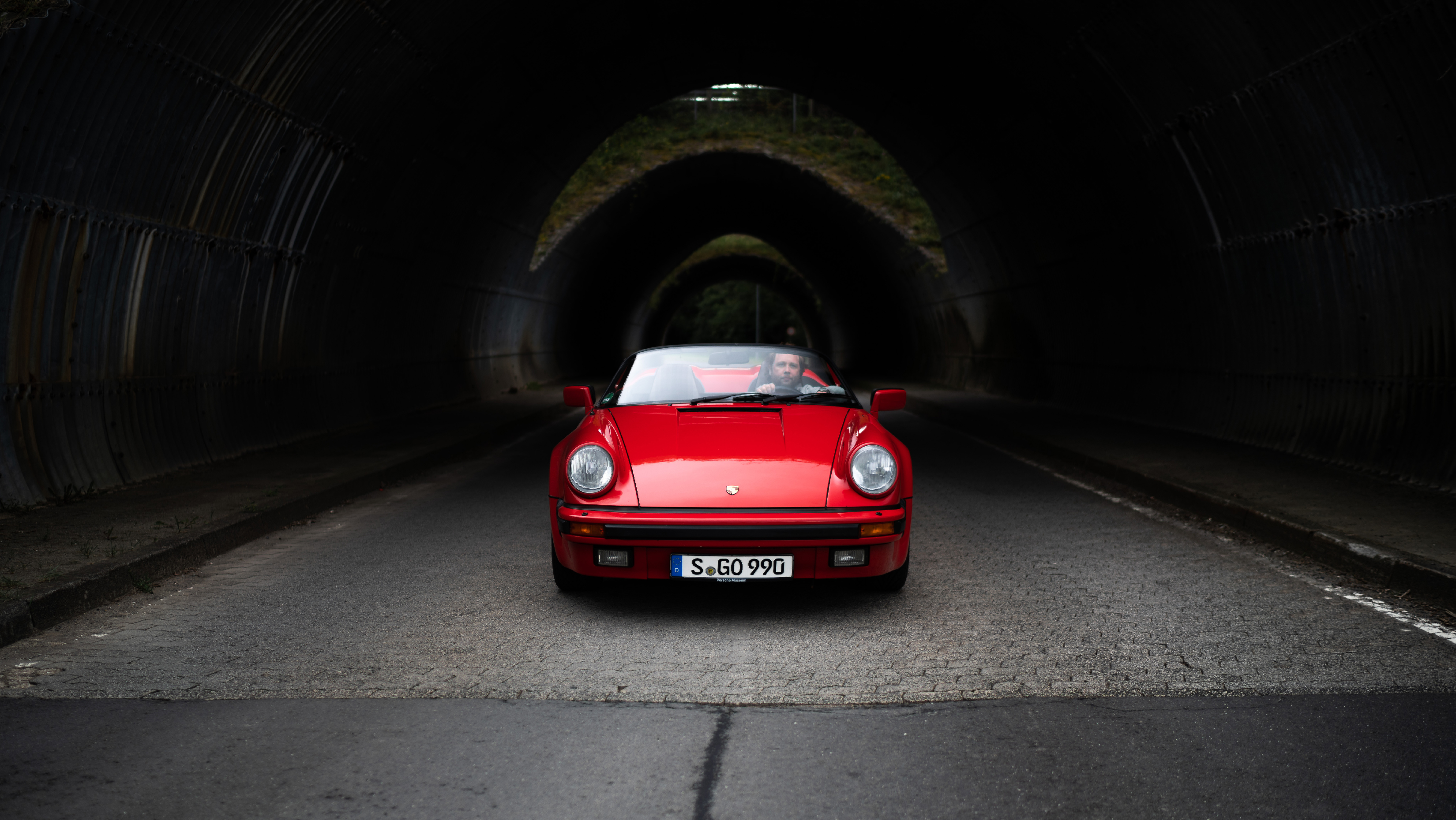 911 Carrera 3.2 Speedster (1989), Journey to Goodwood, 2018, Porsche AG