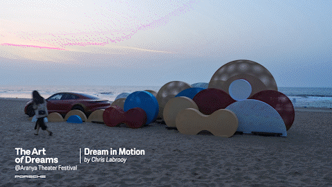 'Dream in Motion' de Chris Labrooy, Festival de Teatro de Aranya, China, 2023, Porsche AG