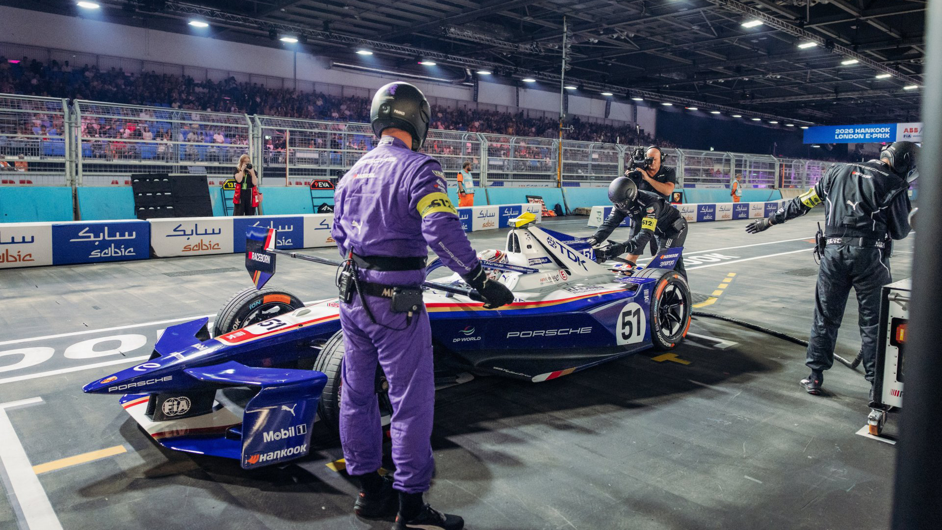 Nico M&uuml;ller, Porsche 99X Electric (n&ordm; 51), E-Prix de Londres I, 2026, Porsche AG