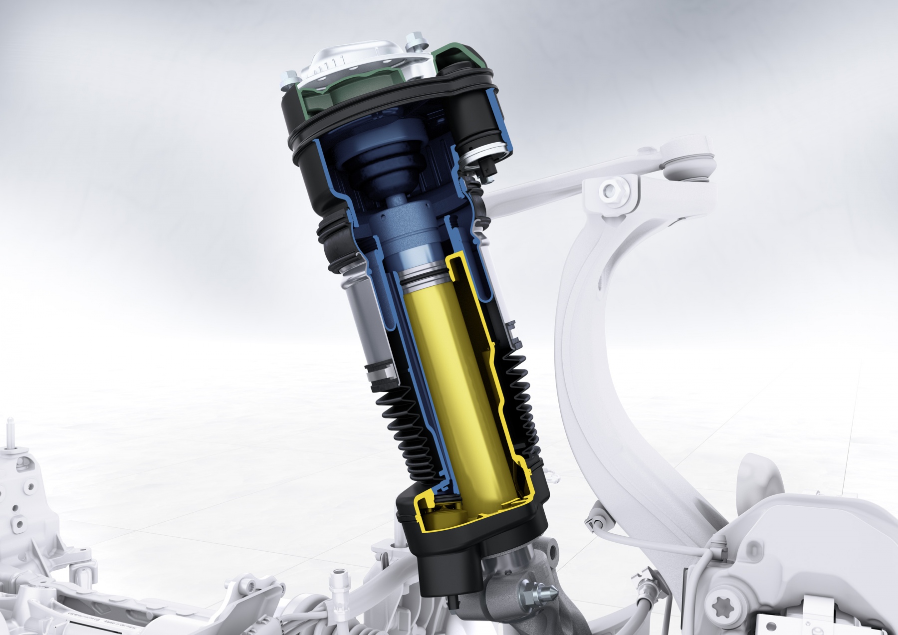 Cayenne: Three-chamber air suspension, 2019, Porsche AG