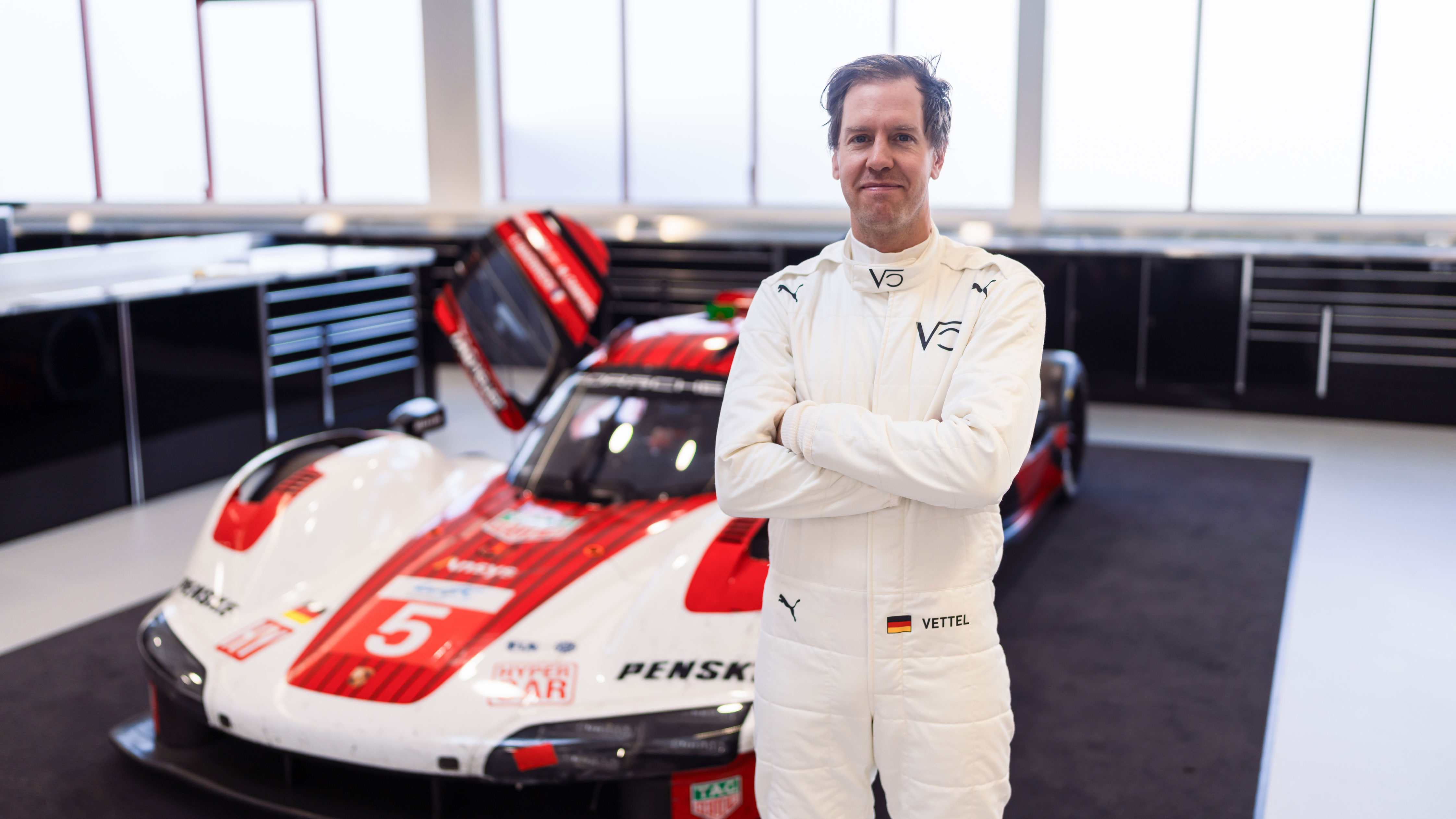 Sebastian Vettel tests the Porsche 963 - Porsche Newsroom USA