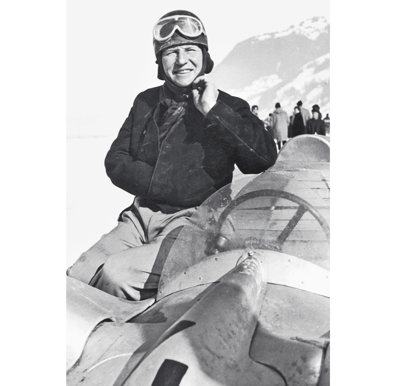 Otto Mathé, “Fetzenflieger“, Ice Race, Lake Zell, Austria, 1955, Porsche AG