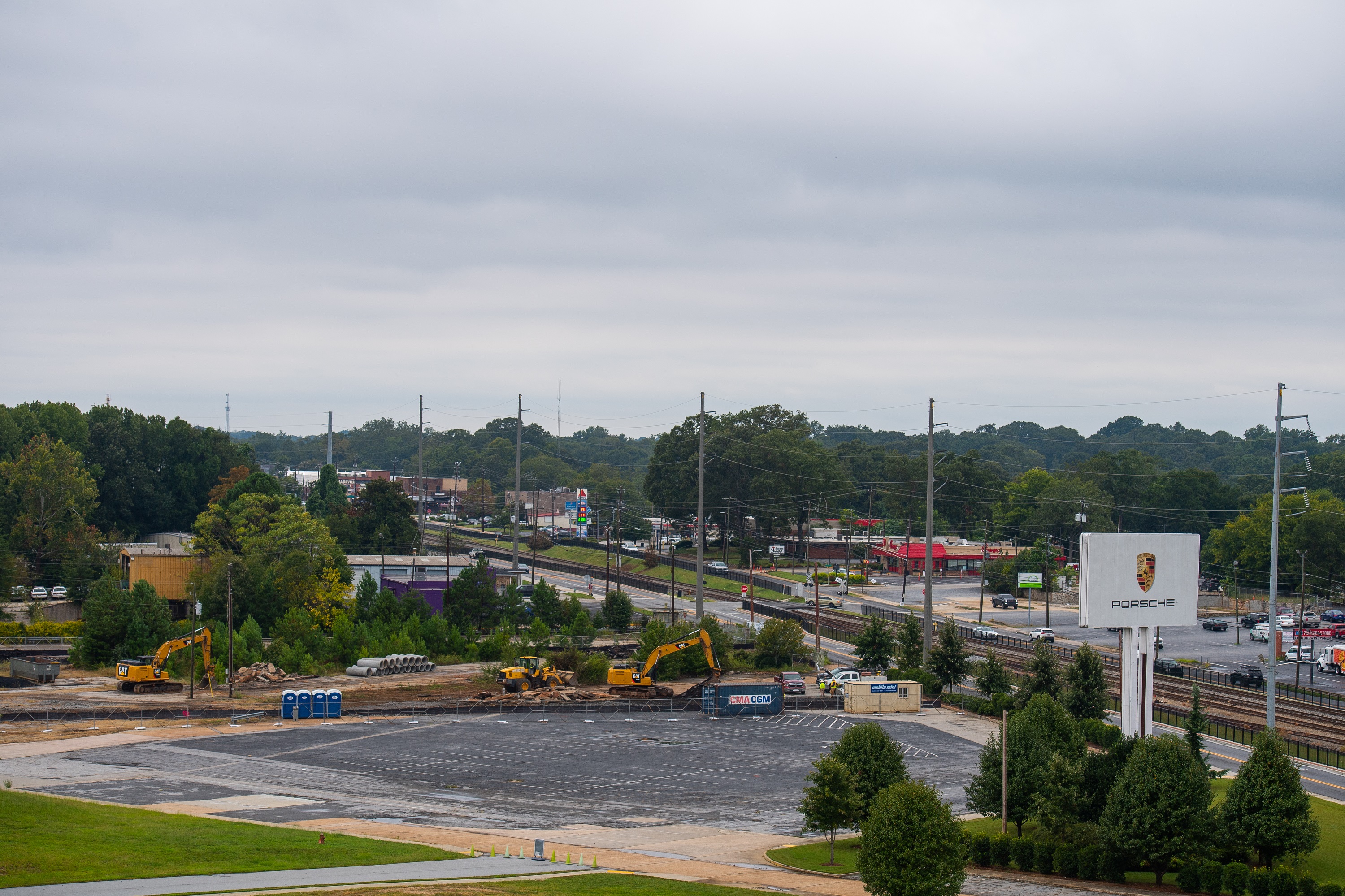 Porsche Service Center, Construction, Atlanta, 2020, PCNA