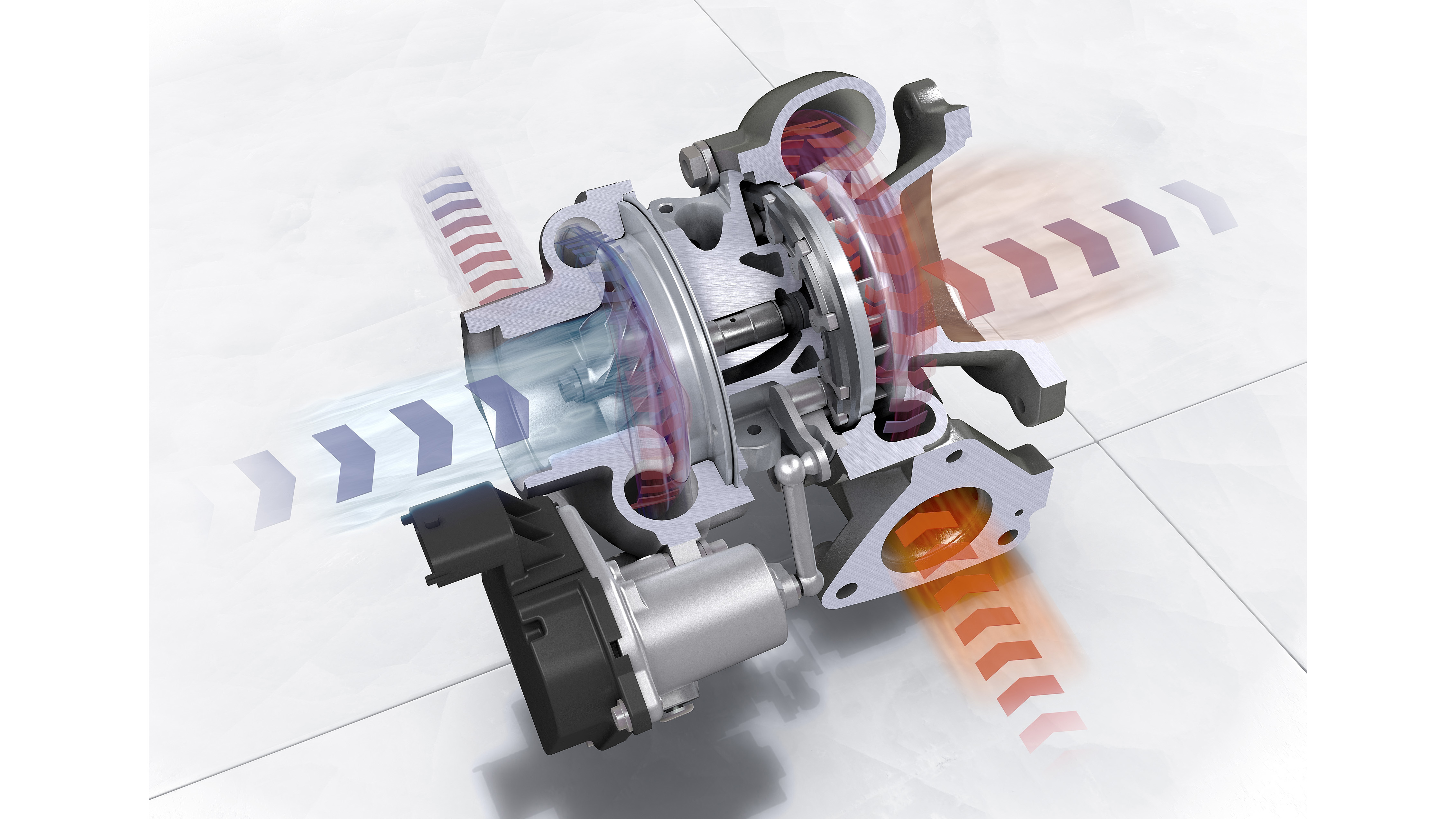 Turbocompresor con turbina de geometría variable VGT, 2024, Porsche AG