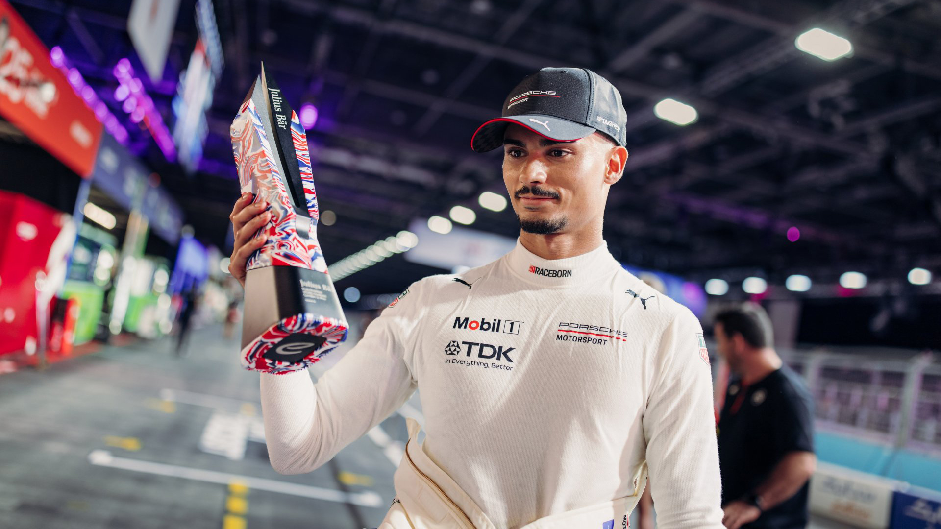 Pascal Wehrlein, piloto oficial del equipo Porsche F&oacute;rmula E, E-Prix de Londres I, 2026, Porsche AG