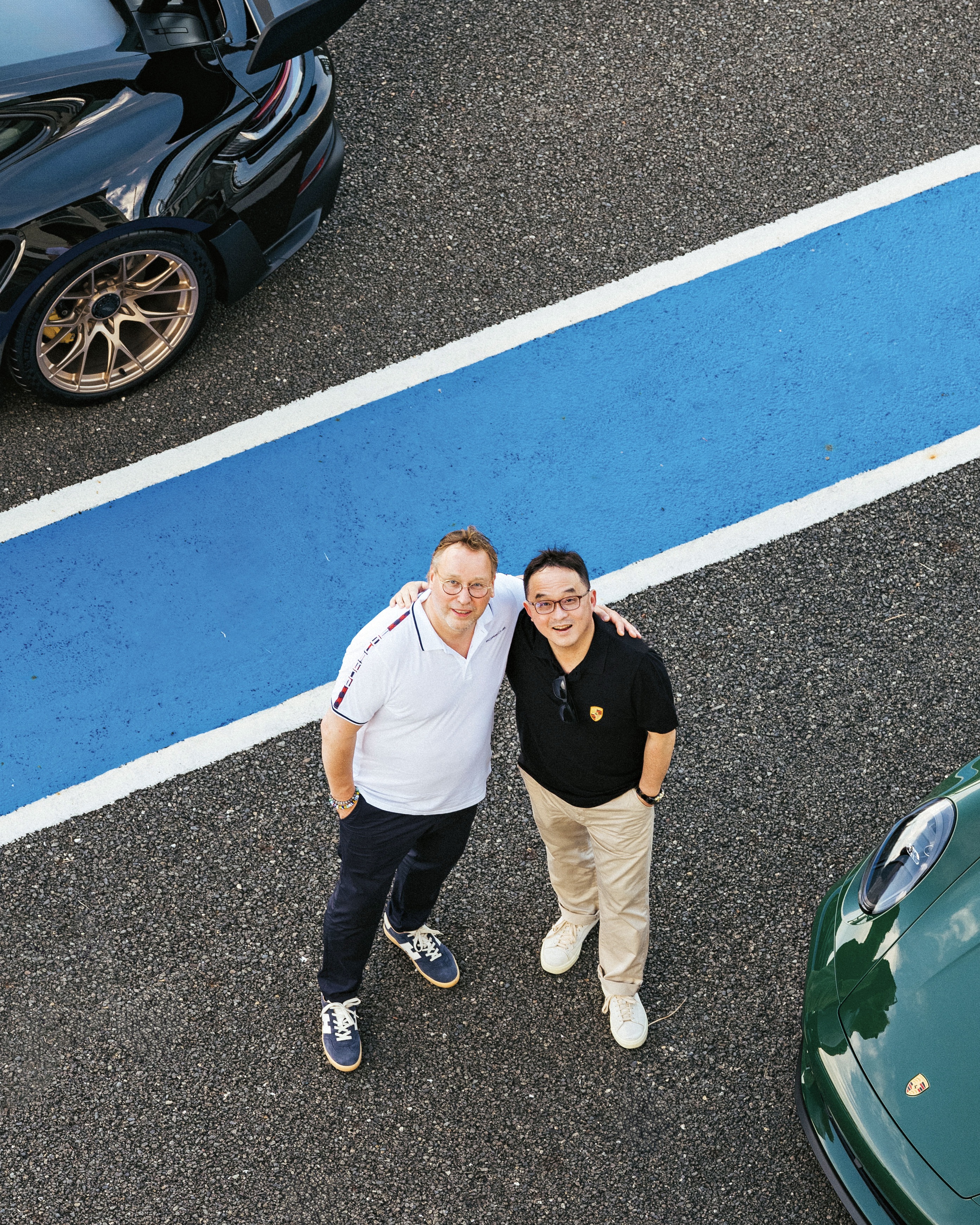 911 GT3 RS (992), 911 Carrera GTS (992), Thomas Bühner, Ray Wu (l-r), Taiwan, 2024, Porsche AG