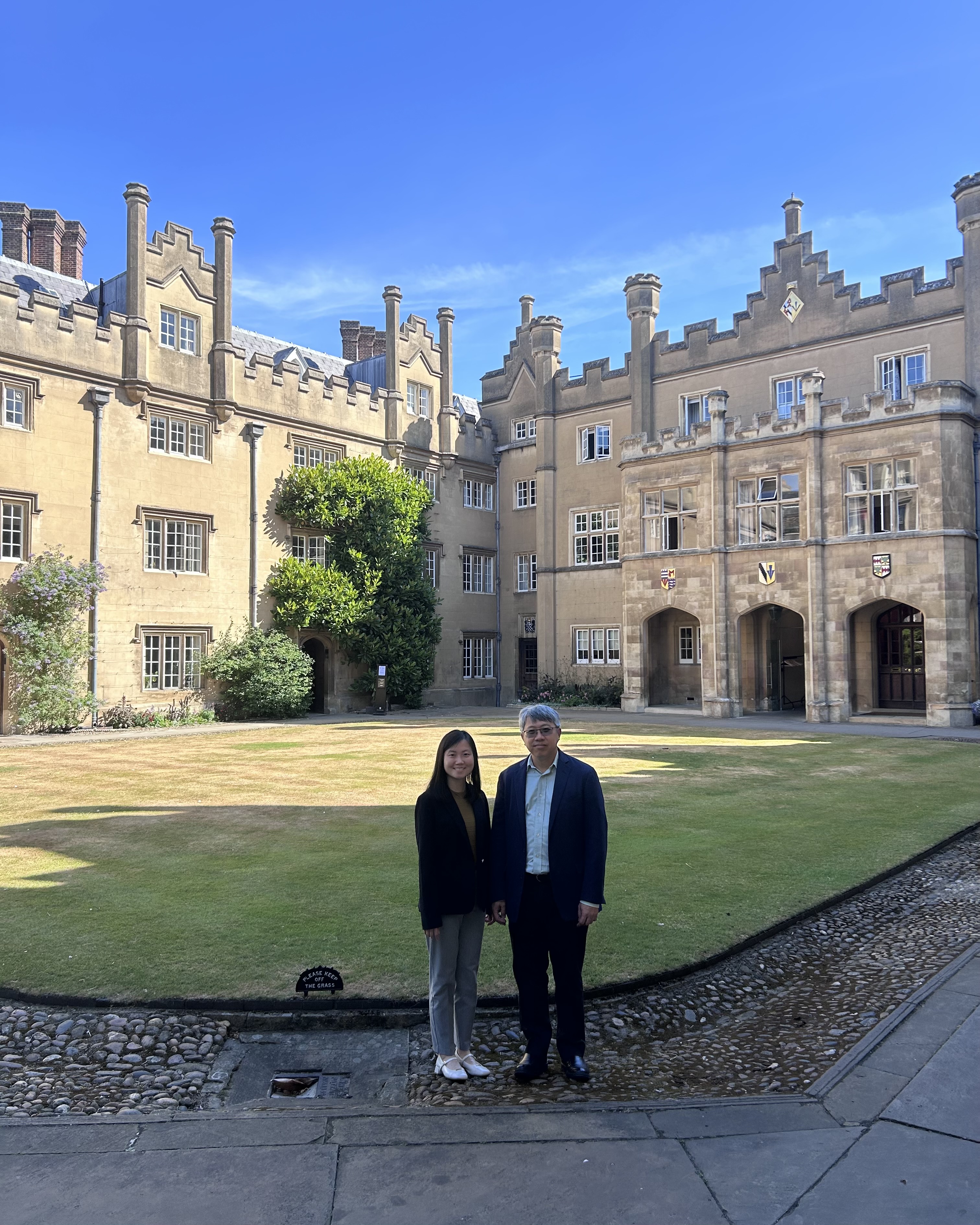 Tai Kee, Dr. Adrian Yeo, l-r, Atera Water, Ignite-Programm der Judge Business School der Universität Cambridge in England, 2025, Porsche AG