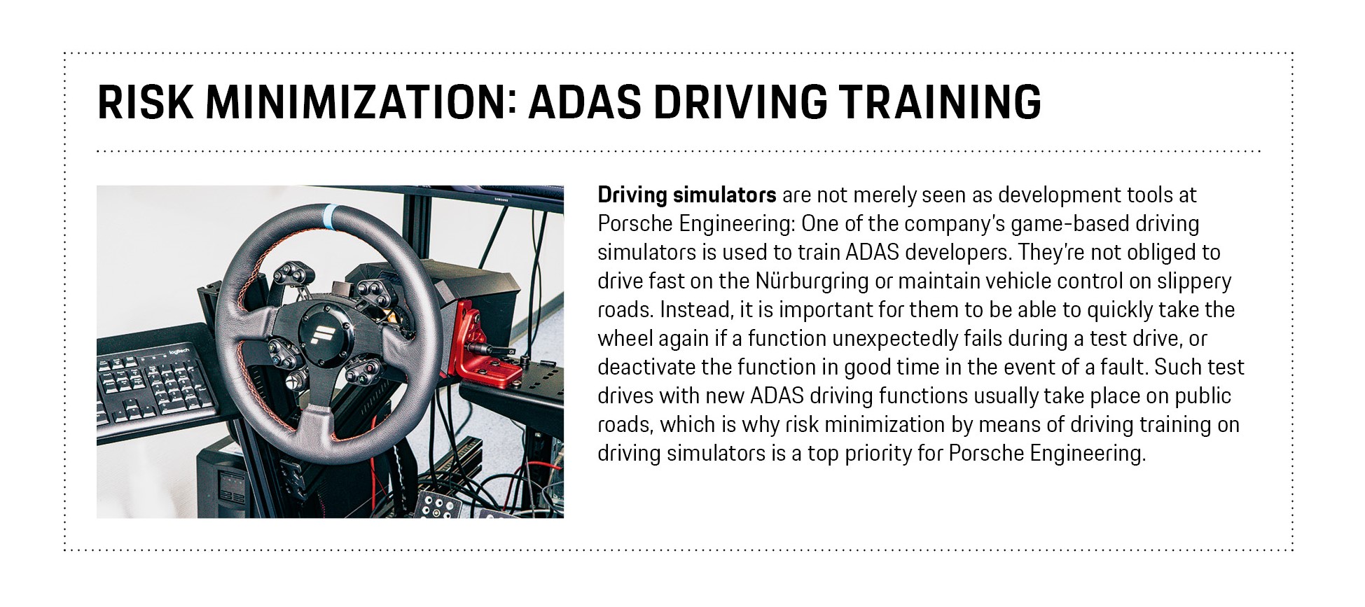 Driving simulators, Porsche Engineering, Weissach, 2024, Porsche AG