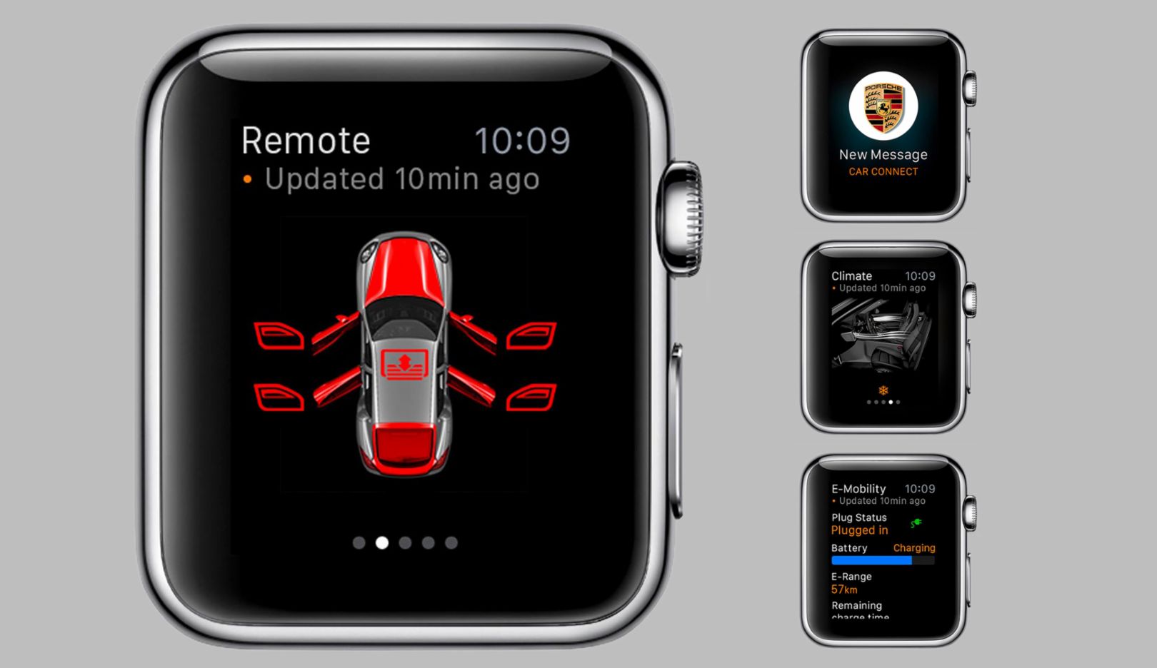 Apple Watch Controls Porsche Car Connect