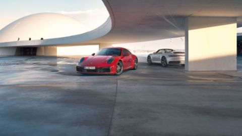 The all new Porsche 911 Carrera 4 Coupé and 911 Carrera 4 Cabriolet