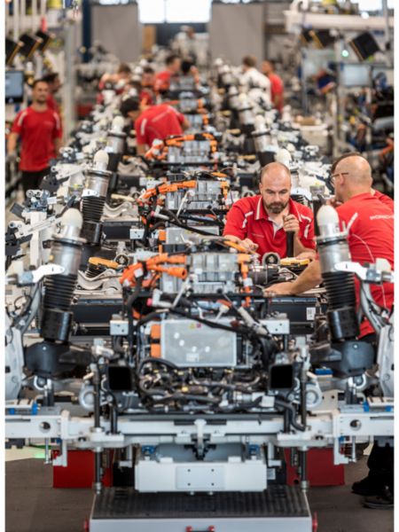 Fábrica del Taycan, Zuffenhausen, 2019, Porsche AG