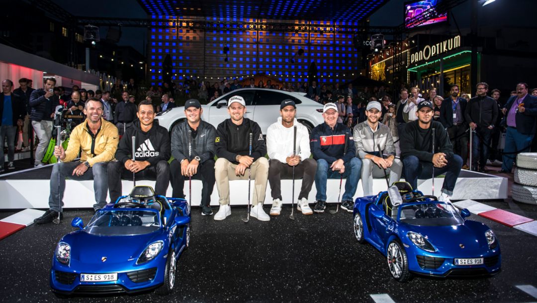 Porsche Urban Golf Challenge thrills the stars