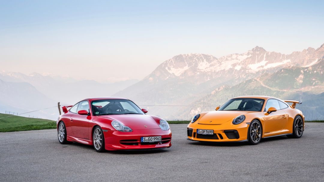 Celebrating 20 years of the Porsche 911 GT3