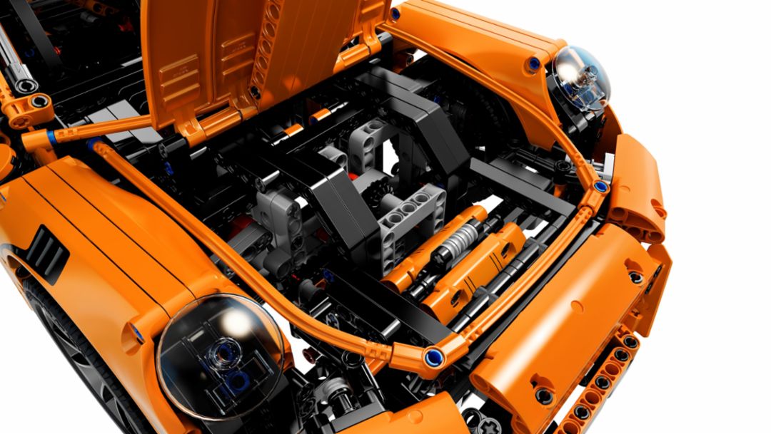 Porsche Engineering Expertise As Lego Technic Model