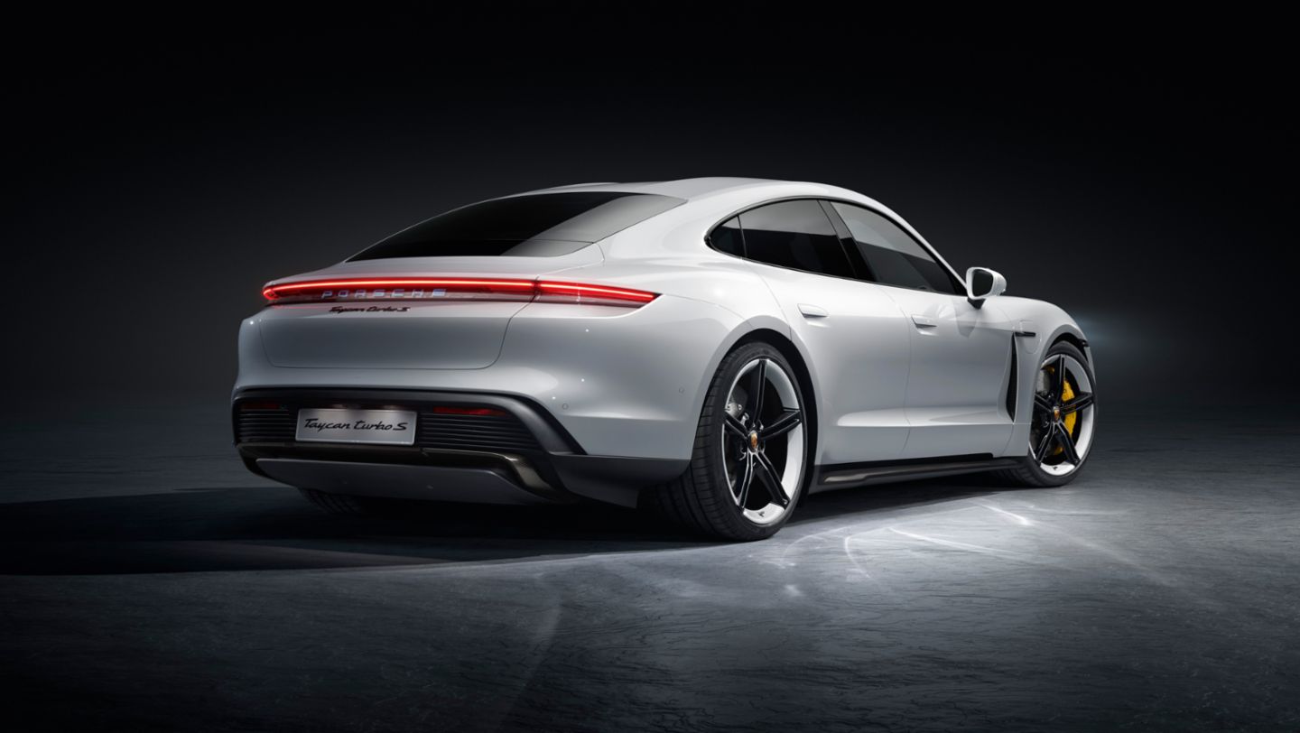 World Premiere Of The Porsche Taycan Sports Car